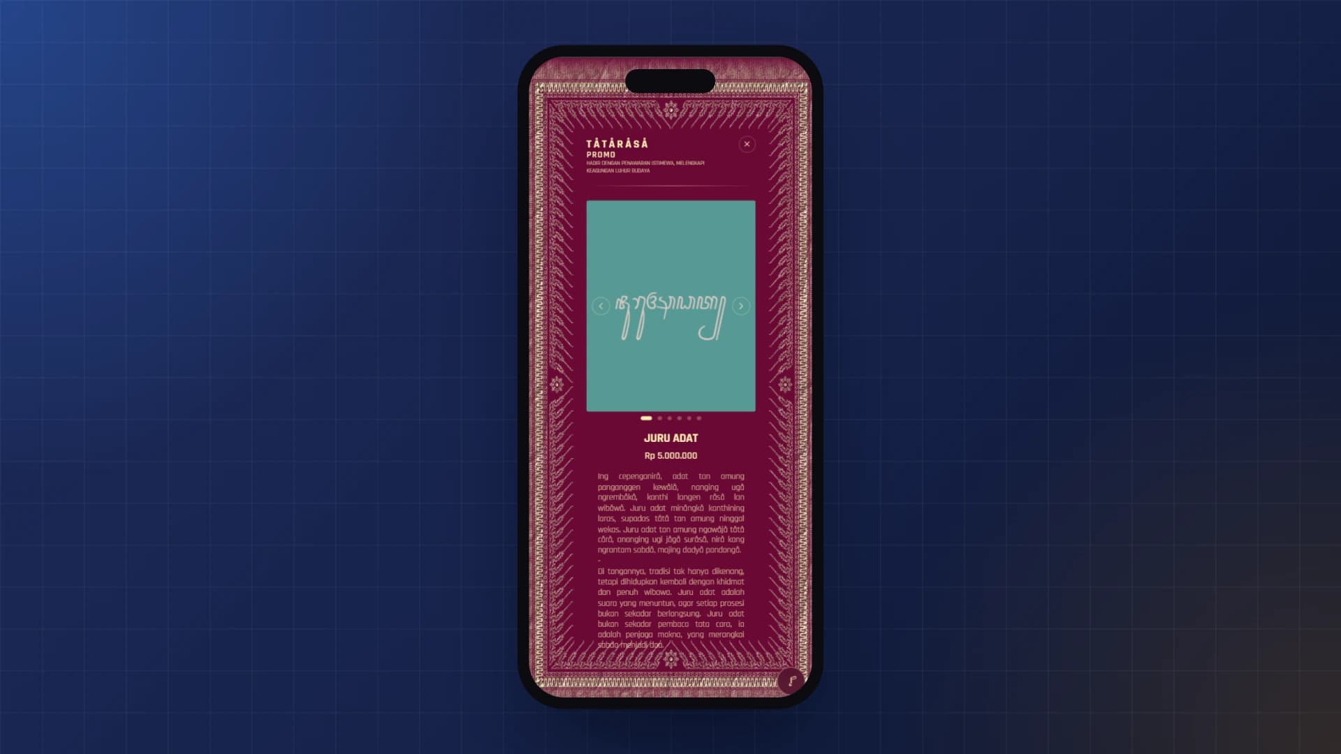 Truntum – Javanese Wedding Service Platform screenshot 2