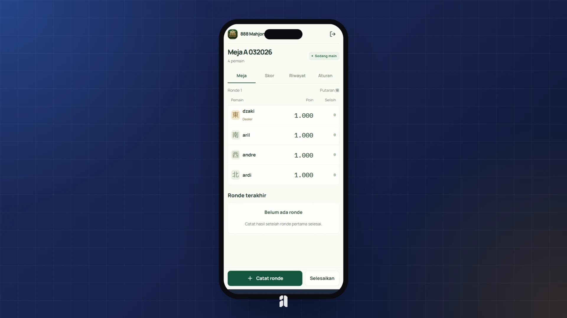 888 Mahjong Scoring Platform screenshot 4