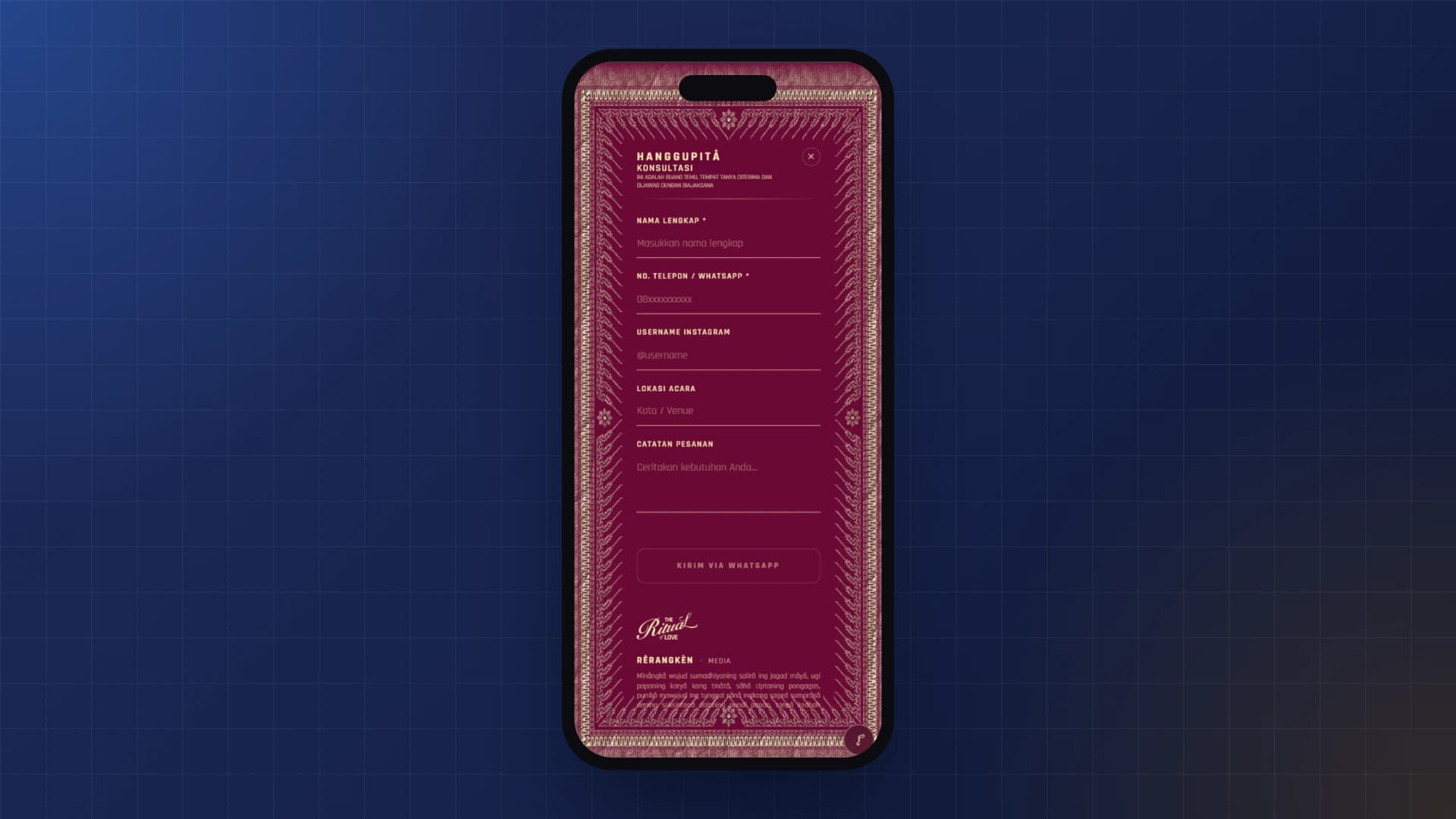 Truntum – Javanese Wedding Service Platform screenshot 4
