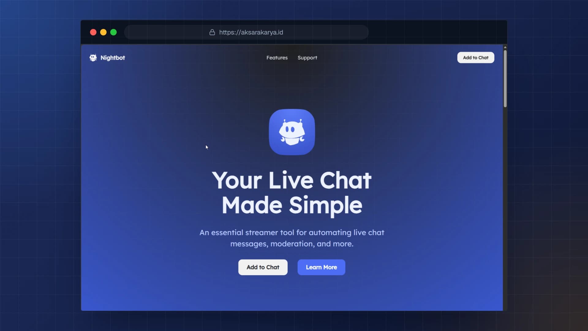 Sistem Loyalitas & Keterlibatan Real-Time dengan Bot Chat Streaming